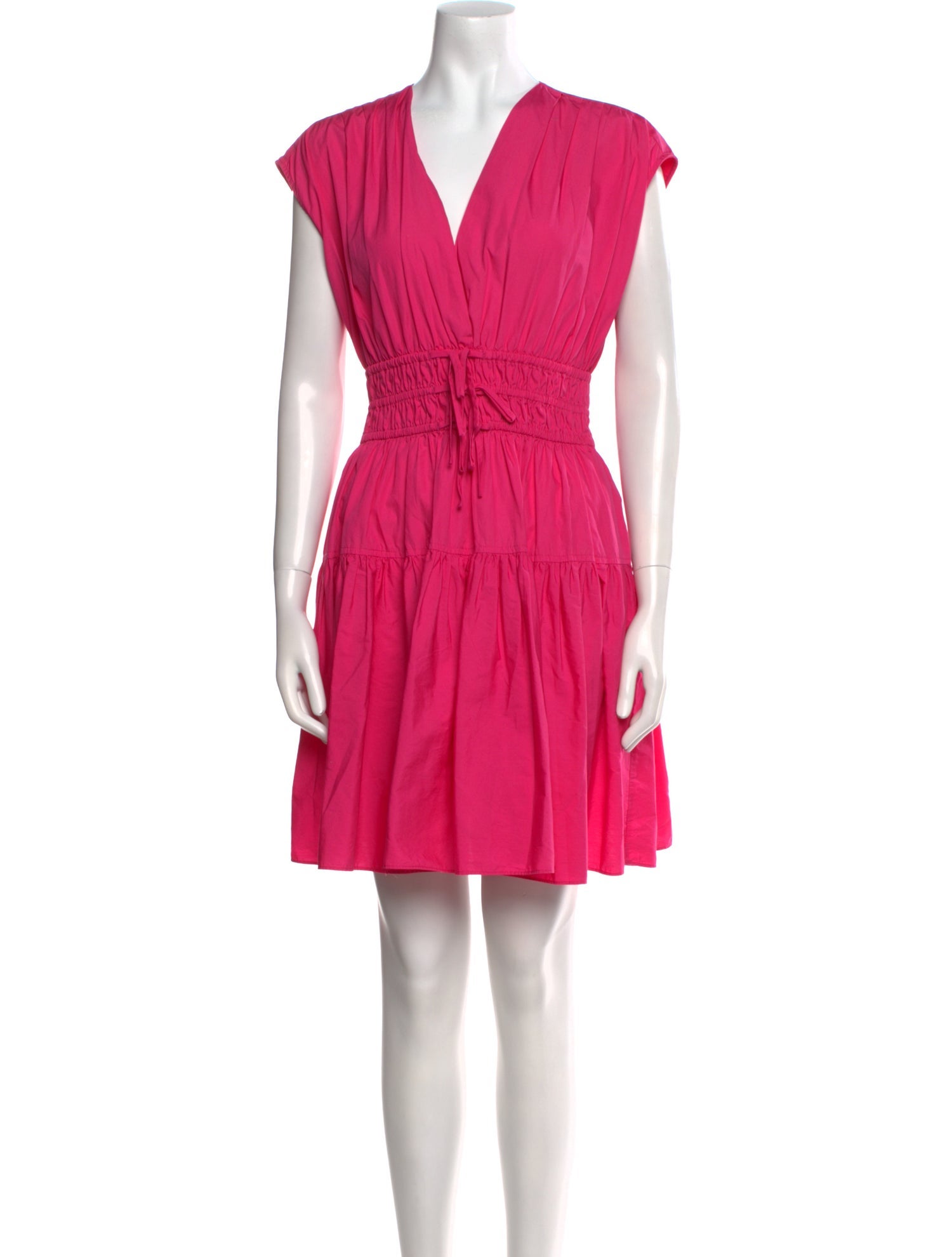 Derek Lam 10 Crosby V-Neck Mini Dress