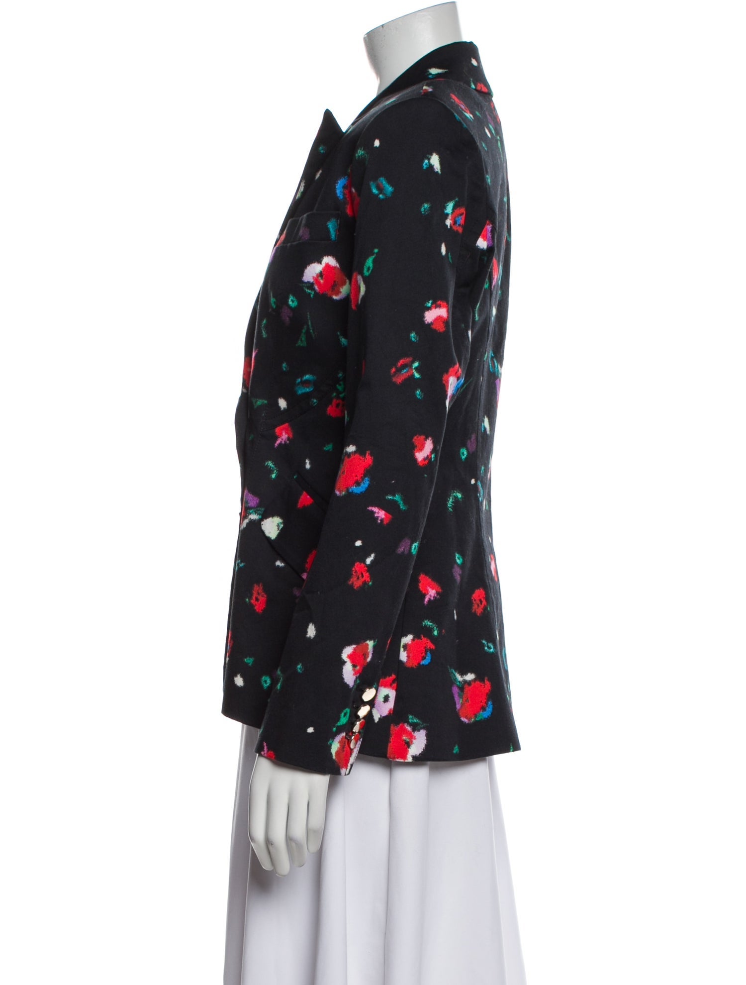 Derek Lam 10 Crosby Floral Print Blazer