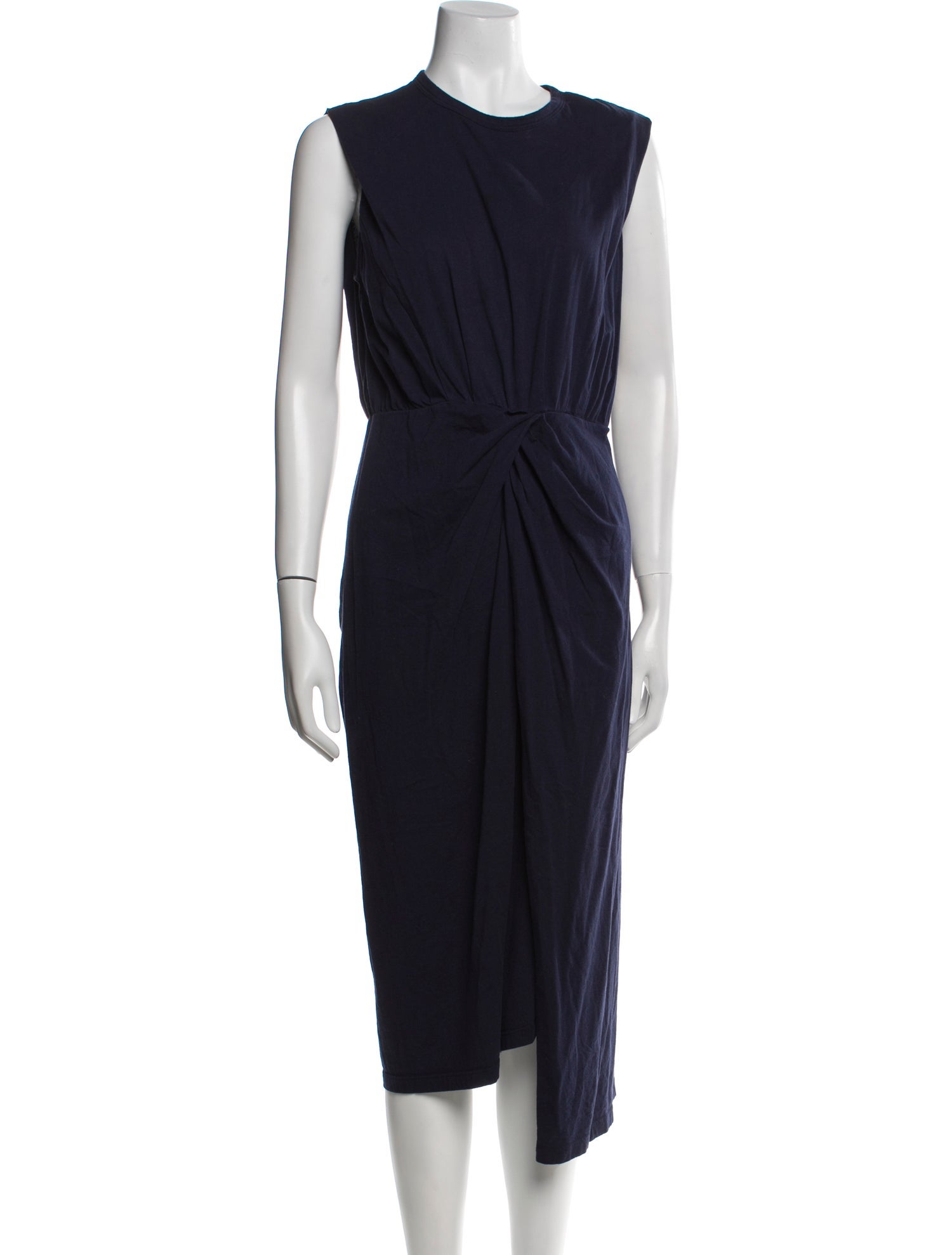 Derek Lam 10 Crosby Crew Neck Midi Length Dress