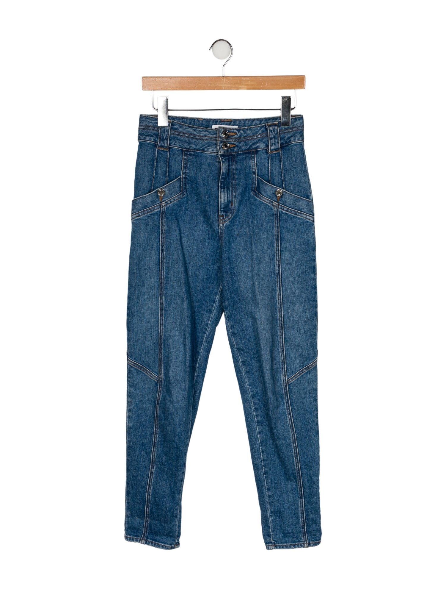 Derek Lam 10 Crosby High-Rise Straight Leg Jeans