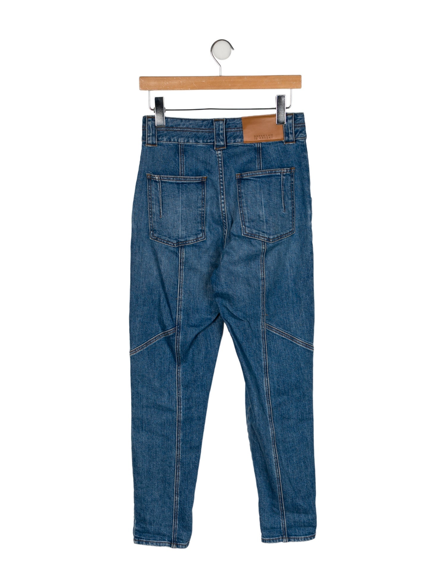 Derek Lam 10 Crosby High-Rise Straight Leg Jeans