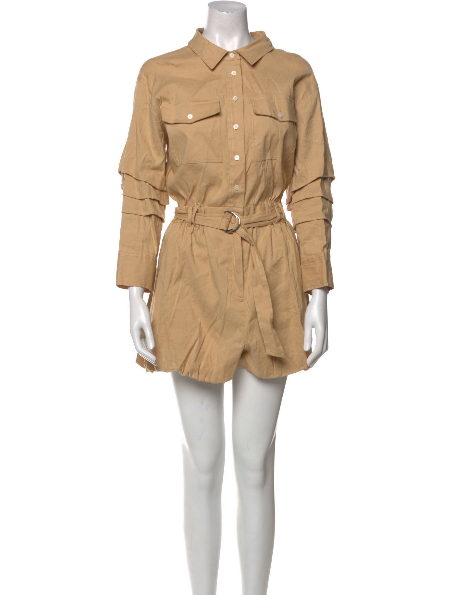 Derek Lam 10 Crosby Linen Romper