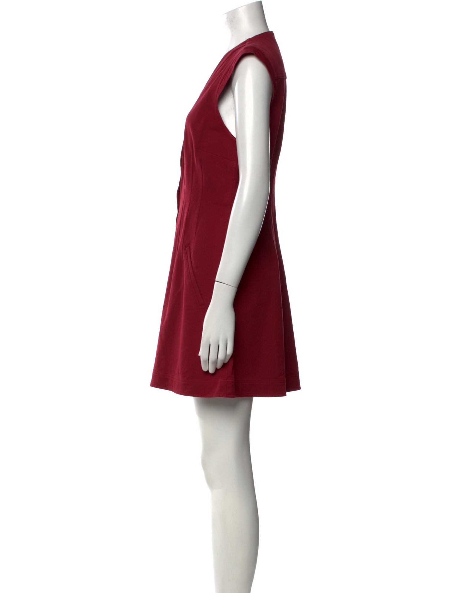 Derek Lam 10 Crosby V-Neck Mini Dress