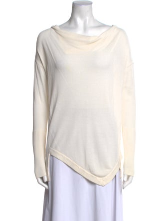 Derek Lam 10 Crosby Cowl Neck Long Sleeve Tunic