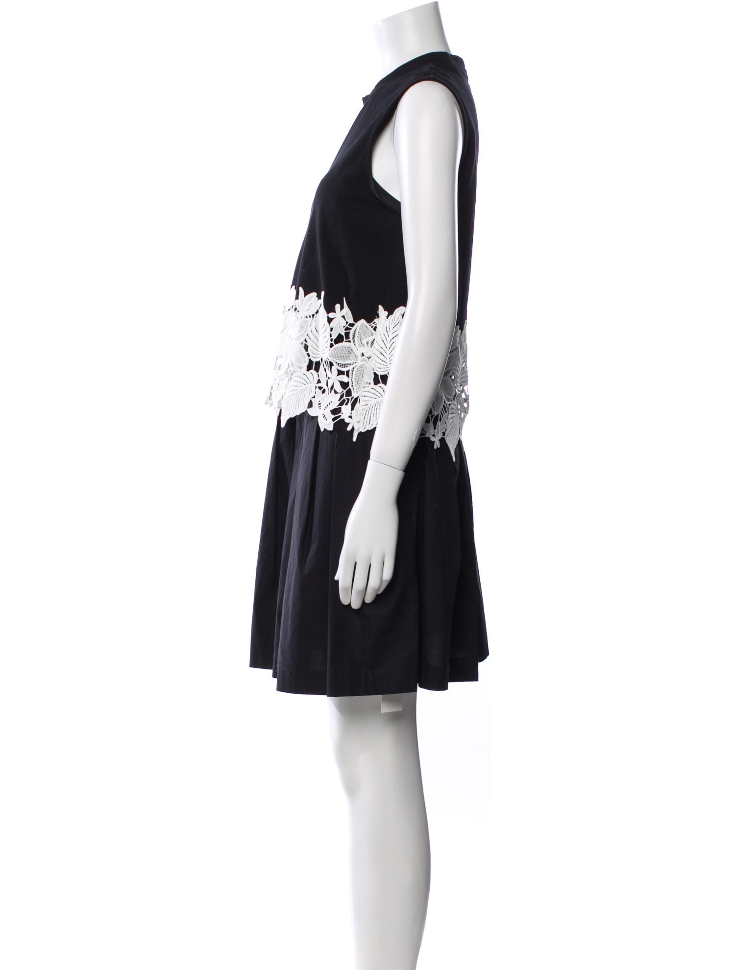 Derek Lam 10 Crosby Lace Pattern Crochet Trim Dress Set w/ Tags