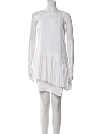 Derek Lam 10 Crosby V-Neck Mini Dress