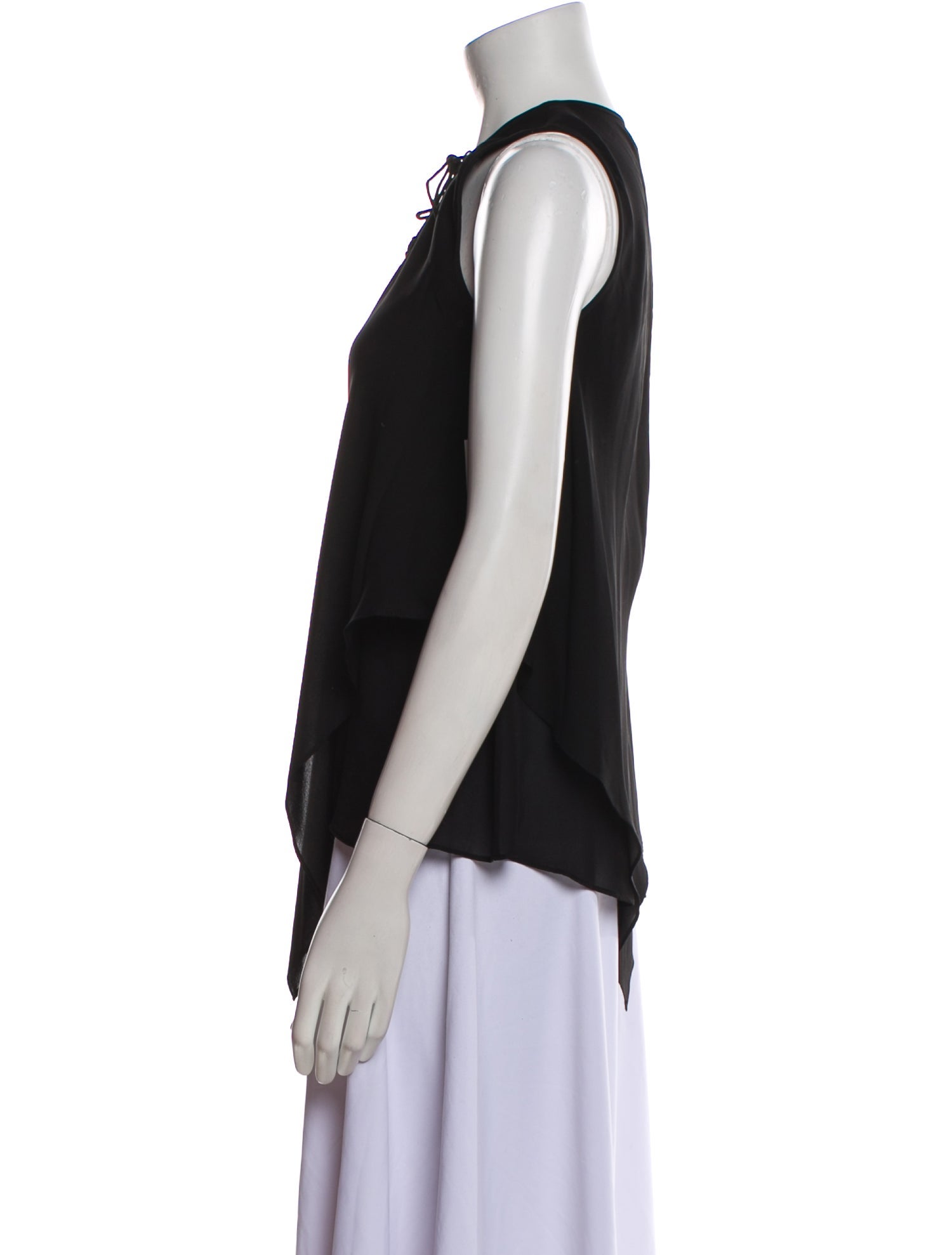 Derek Lam 10 Crosby Silk V-Neck Blouse w/ Tags