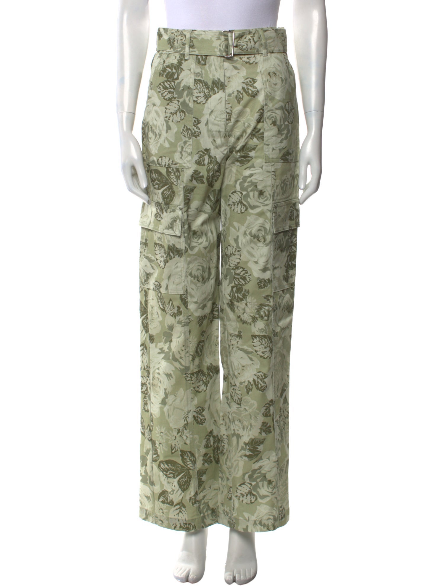 Derek Lam 10 Crosby Printed Wide Leg Pants w/ Tags