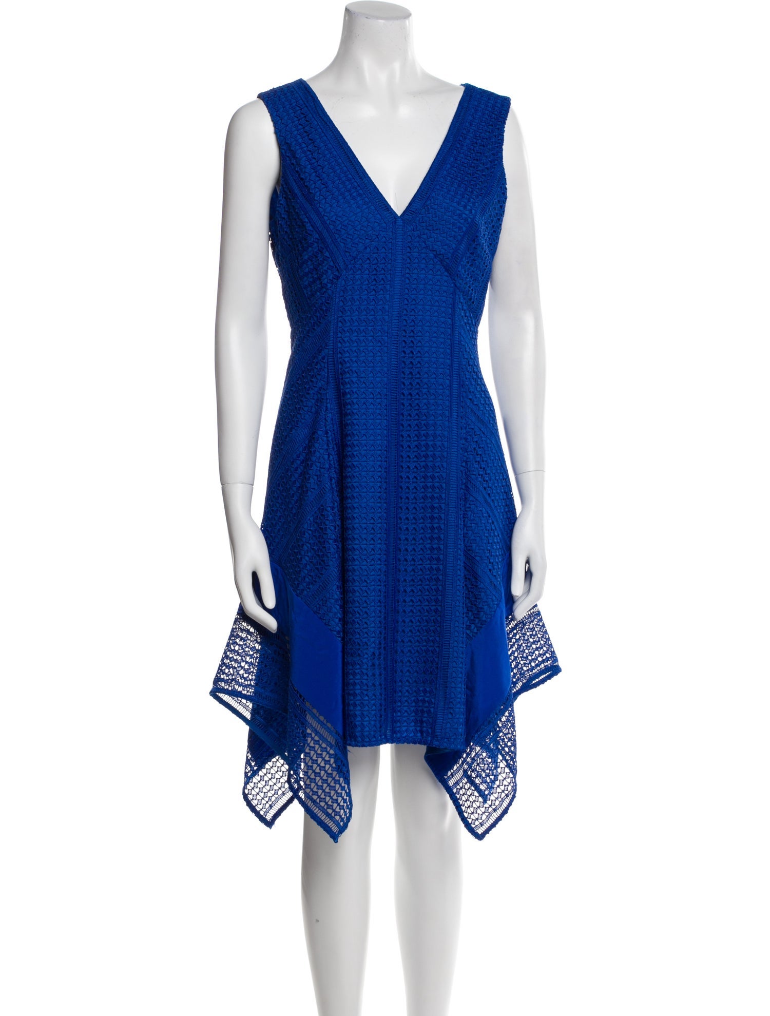 Derek Lam 10 Crosby V-Neck Mini Dress