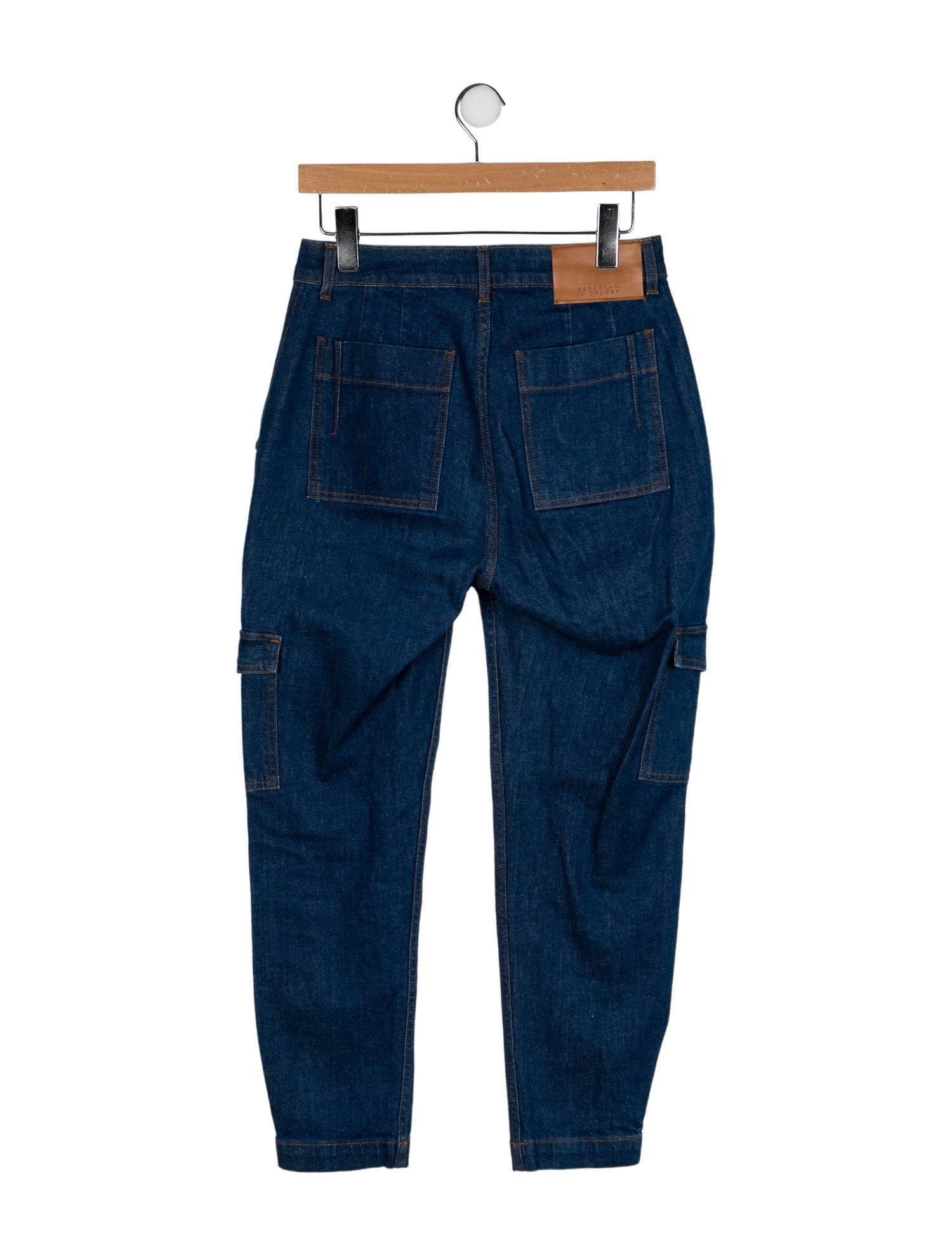 Derek Lam 10 Crosby Mid-Rise Straight Leg Jeans