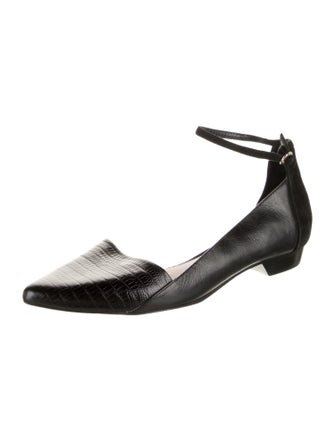 Derek Lam 10 Crosby Leather D'Orsay Flats