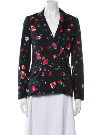 Derek Lam 10 Crosby Floral Print Blazer