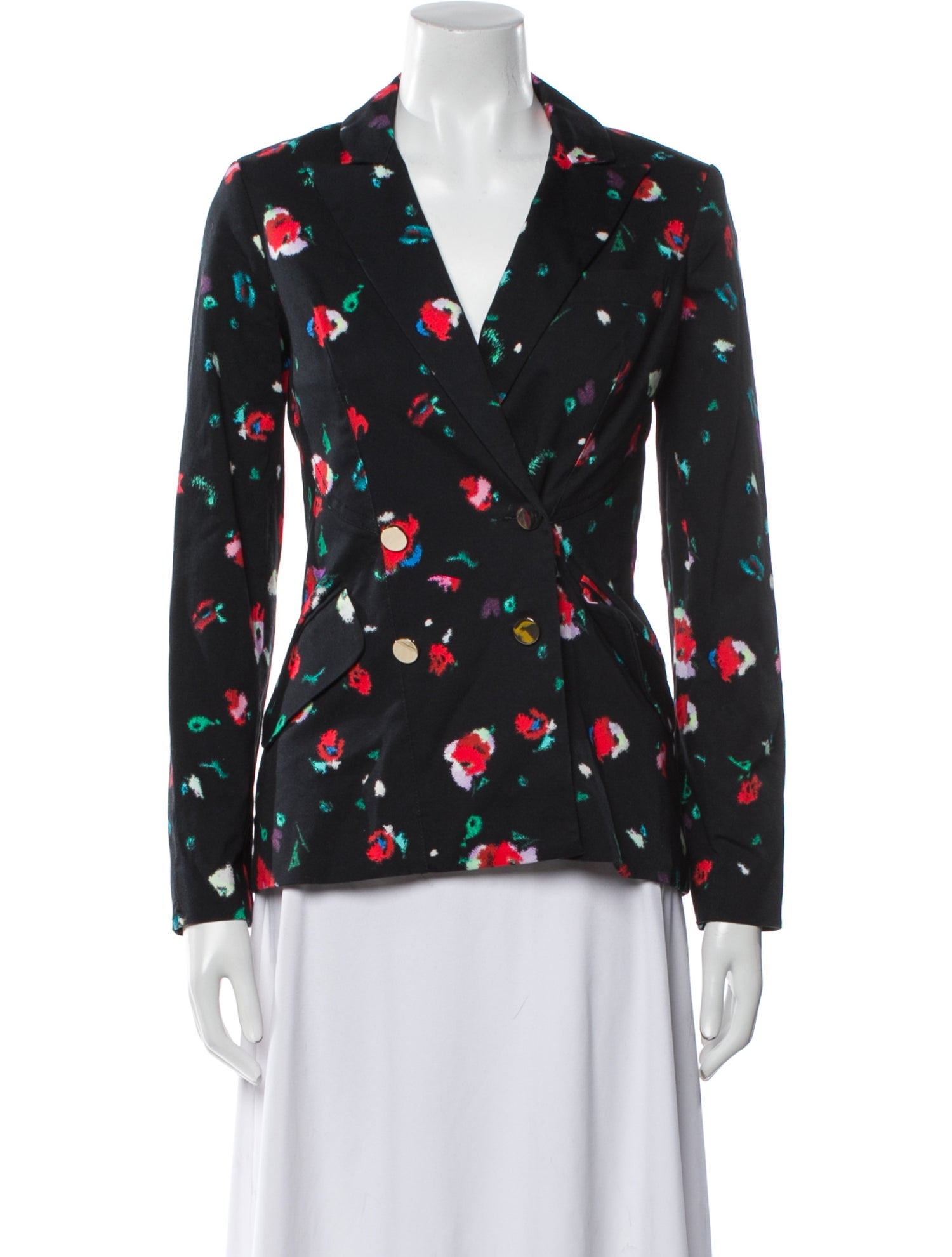 Derek Lam 10 Crosby Floral Print Blazer