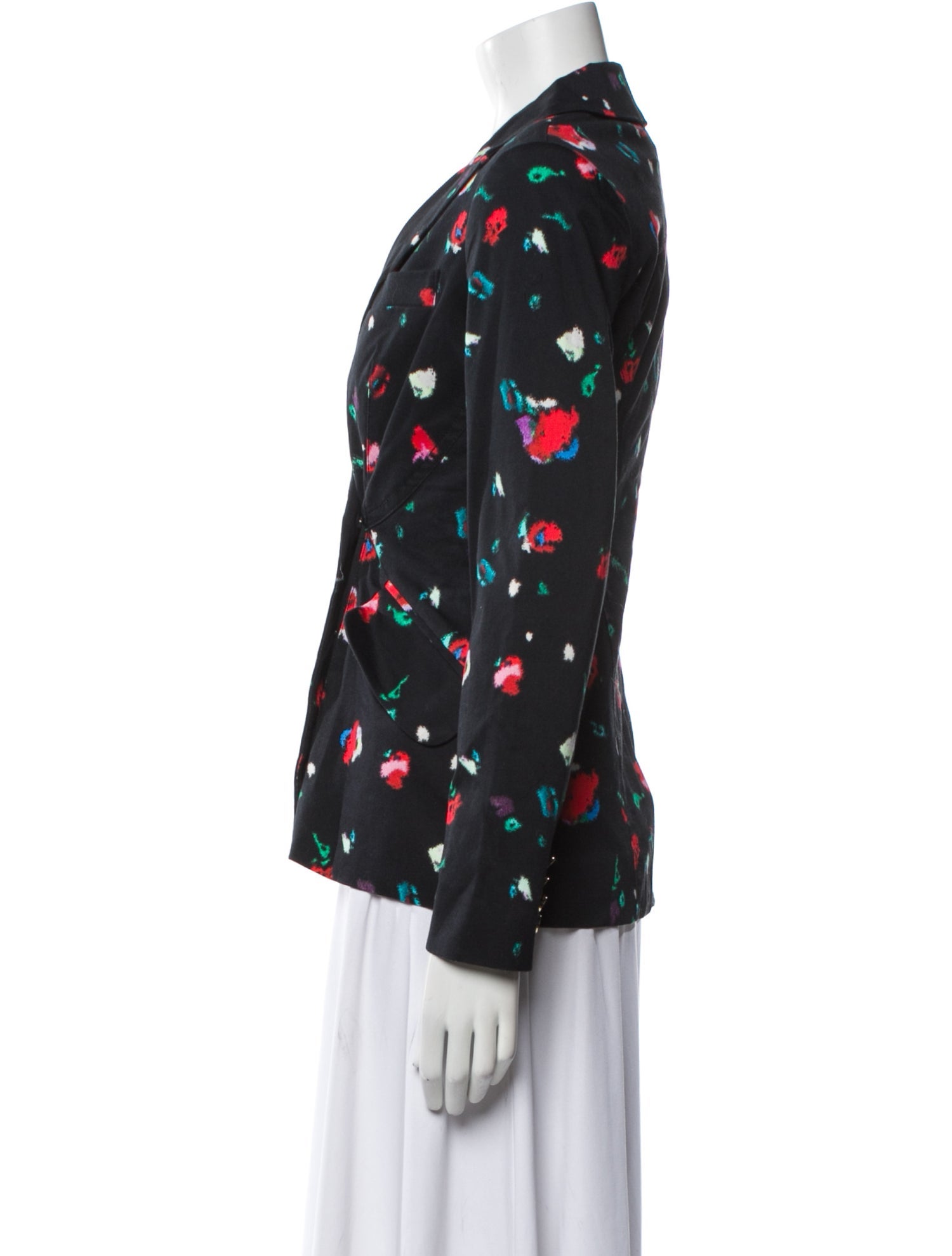 Derek Lam 10 Crosby Floral Print Blazer