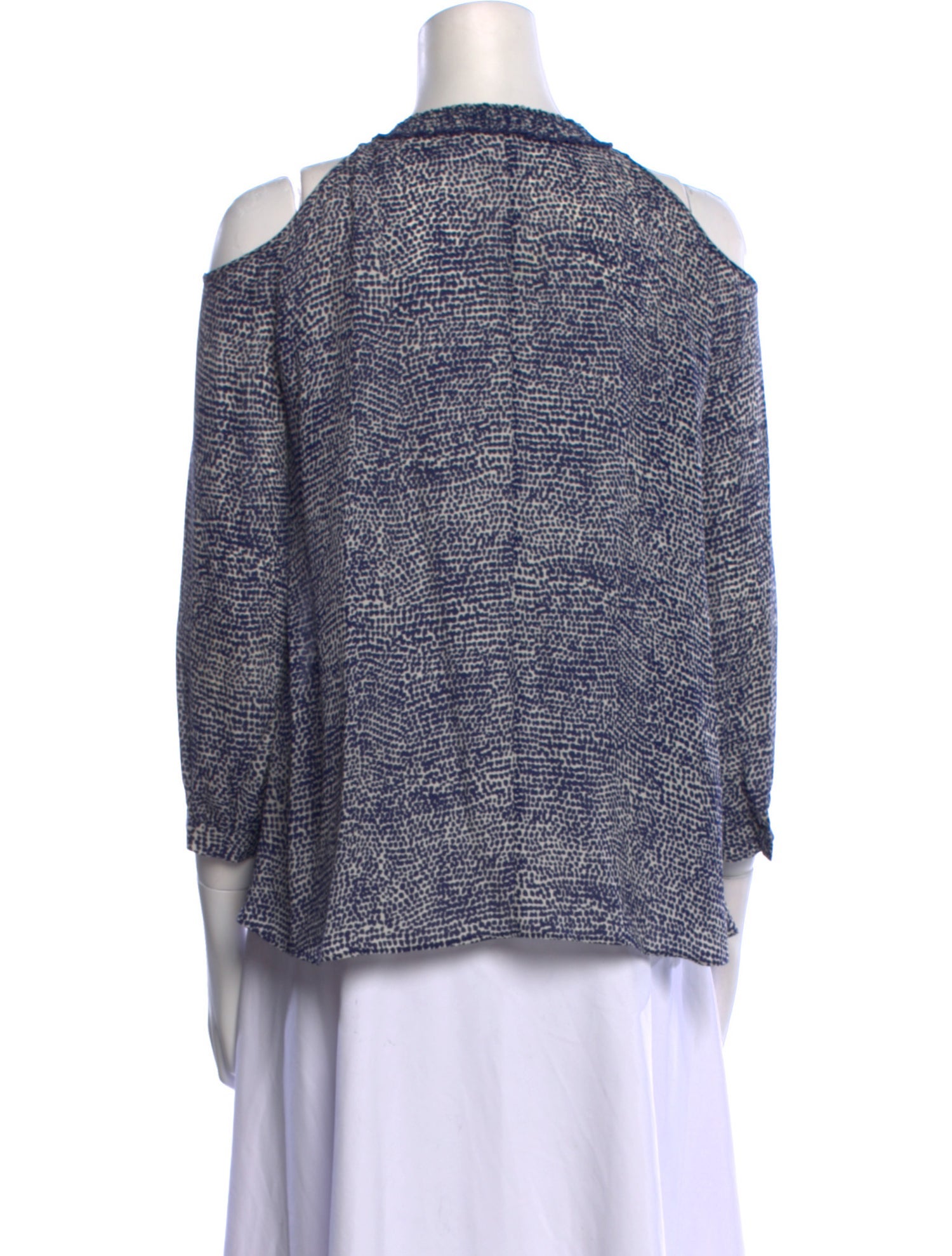 Derek Lam 10 Crosby Silk Printed Blouse