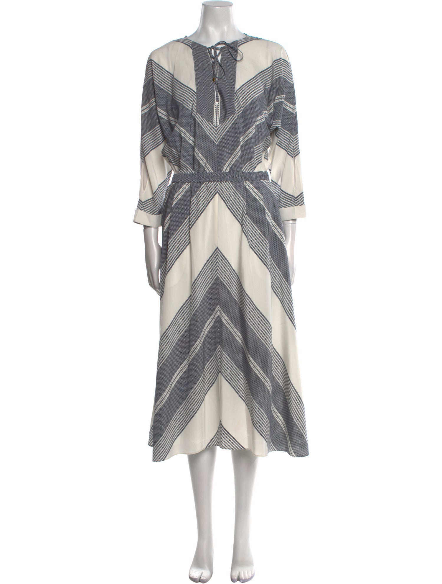 Derek Lam 10 Crosby Silk Midi Length Dress