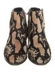 Derek Lam 10 Crosby Ponyhair Floral Print Combat Boots