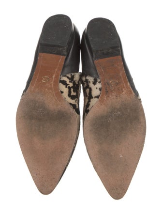 Derek Lam 10 Crosby Ponyhair Floral Print Combat Boots