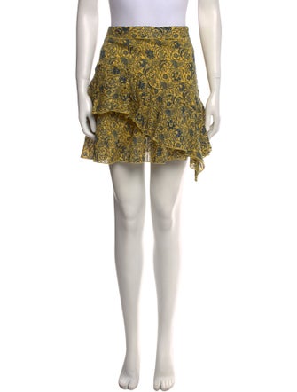 Derek Lam 10 Crosby Printed Mini Skirt
