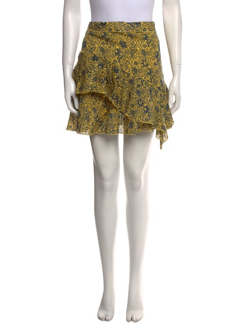 Derek Lam 10 Crosby Printed Mini Skirt