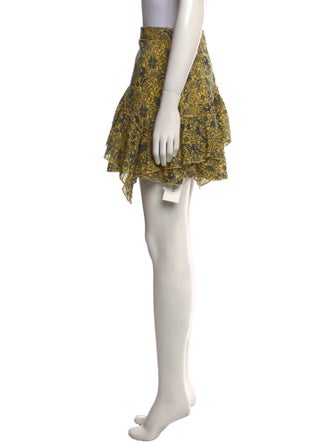 Derek Lam 10 Crosby Printed Mini Skirt