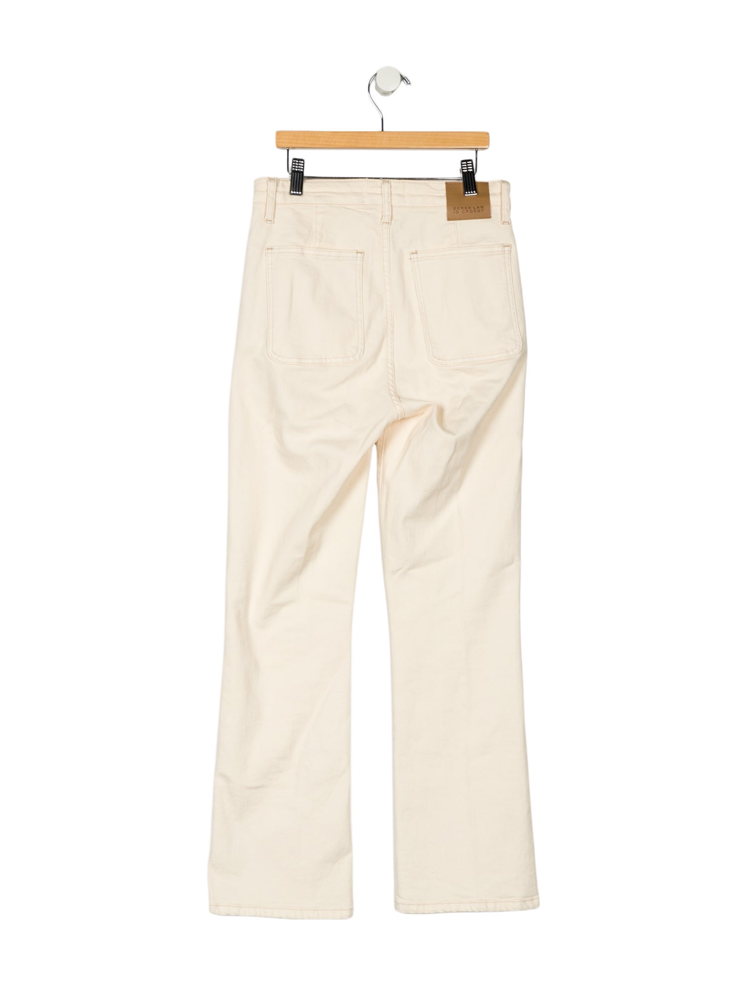Derek Lam 10 Crosby Mid-Rise Straight Leg Jeans