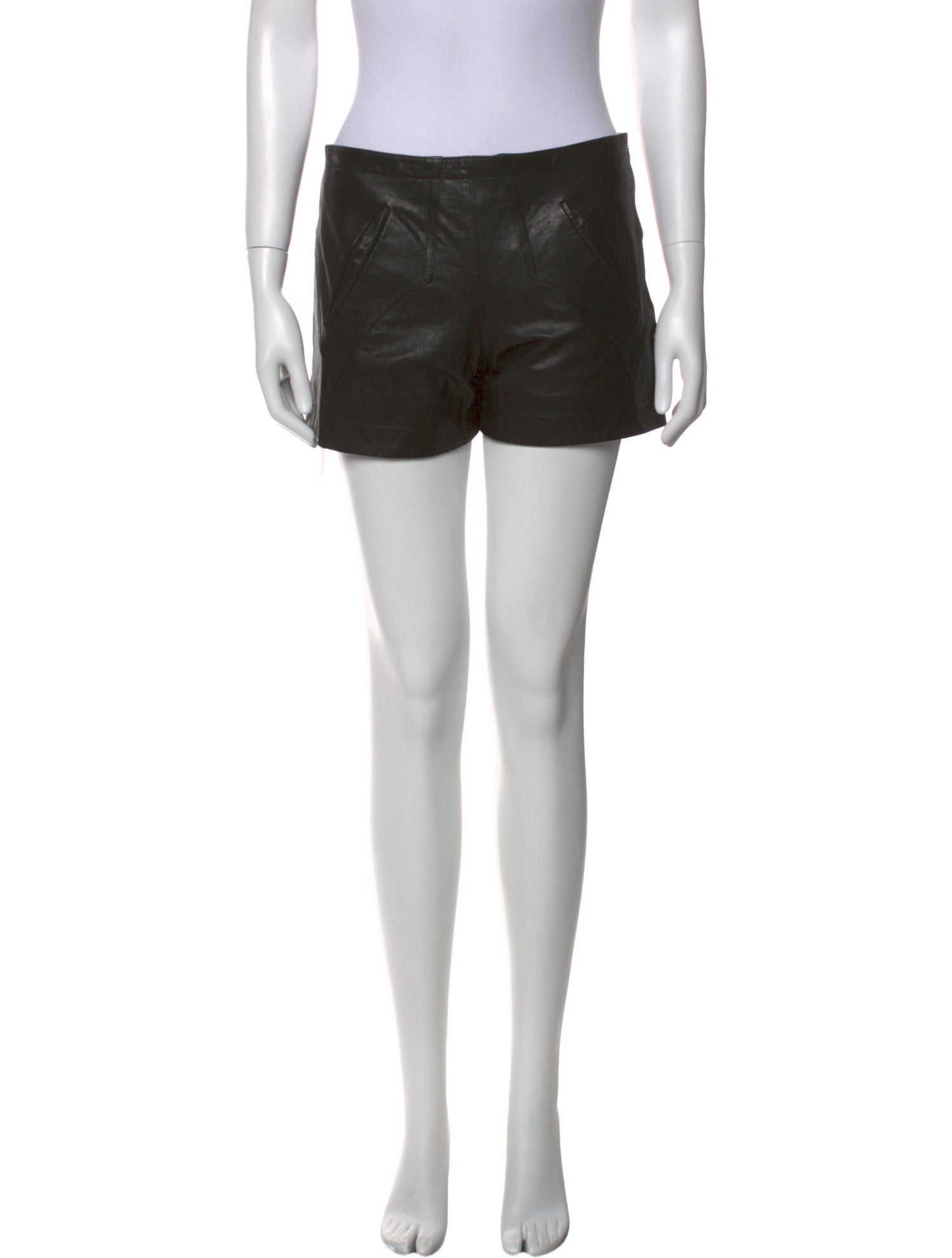 Derek Lam 10 Crosby Lambskin Mini Shorts