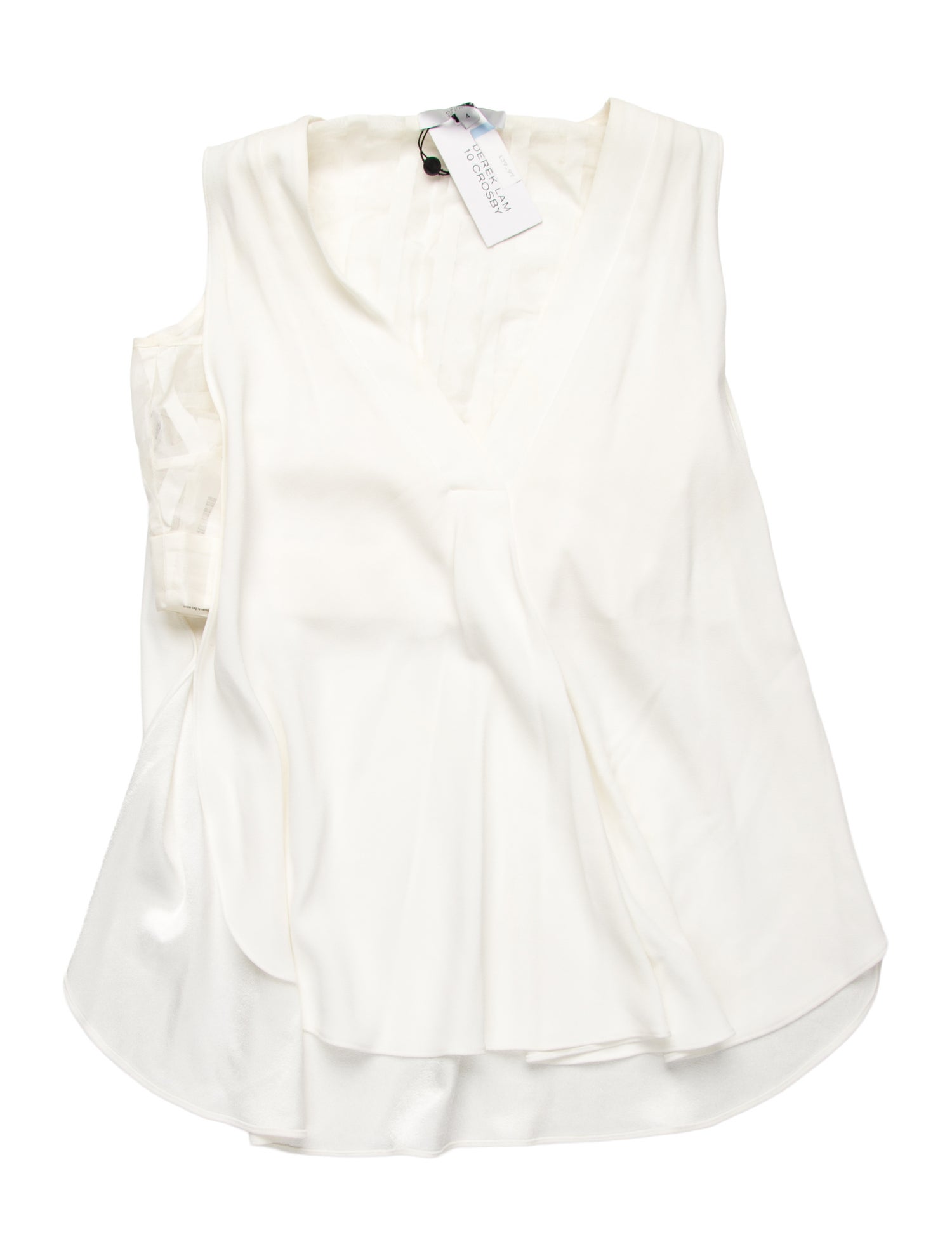 Derek Lam 10 Crosby Cowl Neck Sleeveless Tunic