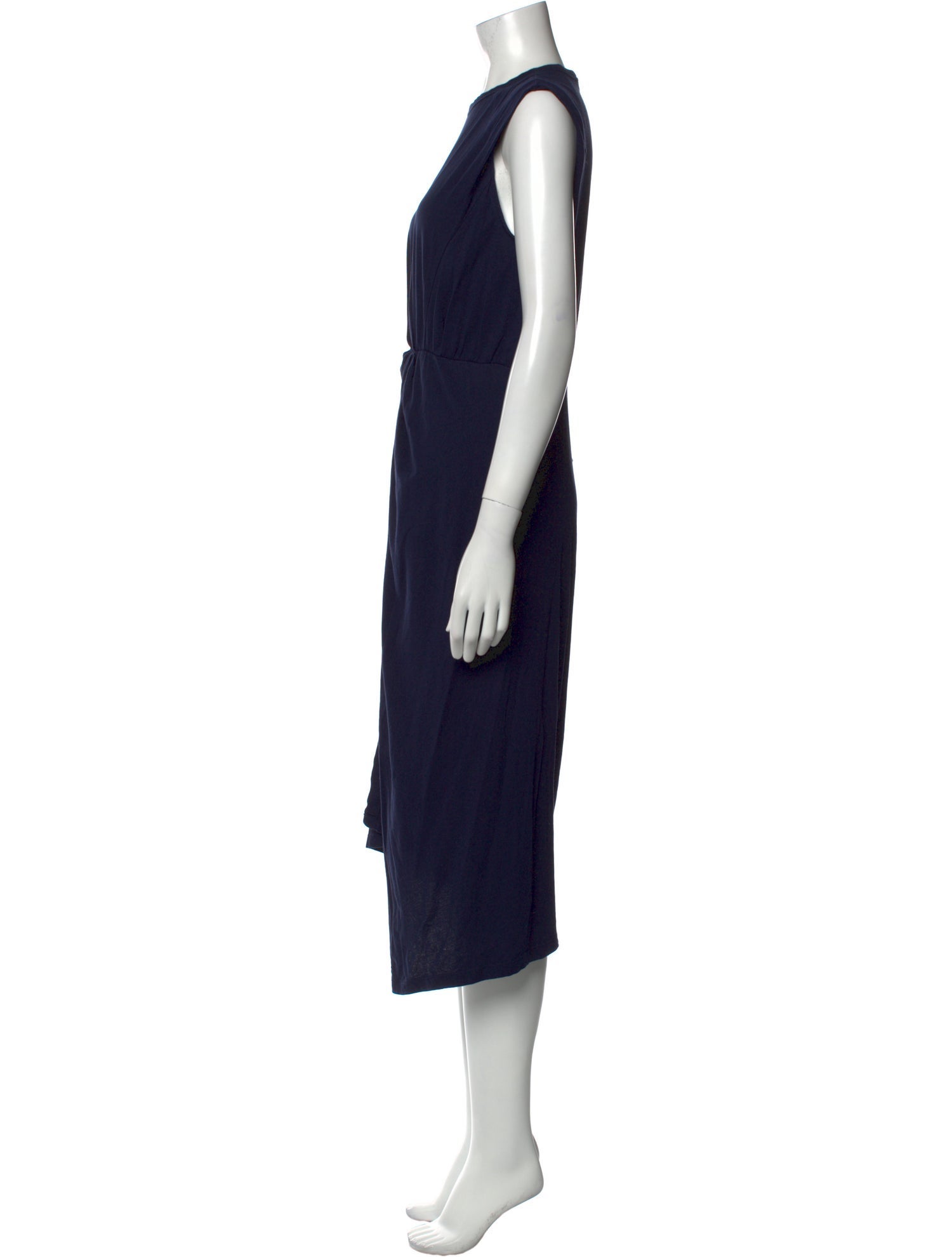 Derek Lam 10 Crosby Crew Neck Midi Length Dress