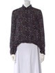 Derek Lam 10 Crosby Silk Floral Print Blouse
