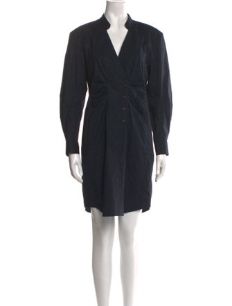 Derek Lam 10 Crosby V-Neck Mini Dress