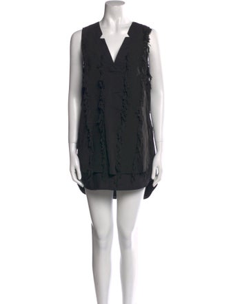 Derek Lam 10 Crosby V-Neck Mini Dress