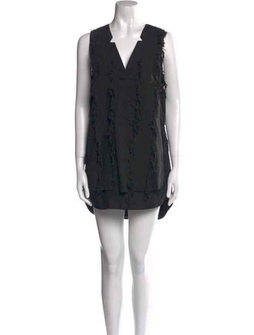 Derek Lam 10 Crosby V-Neck Mini Dress