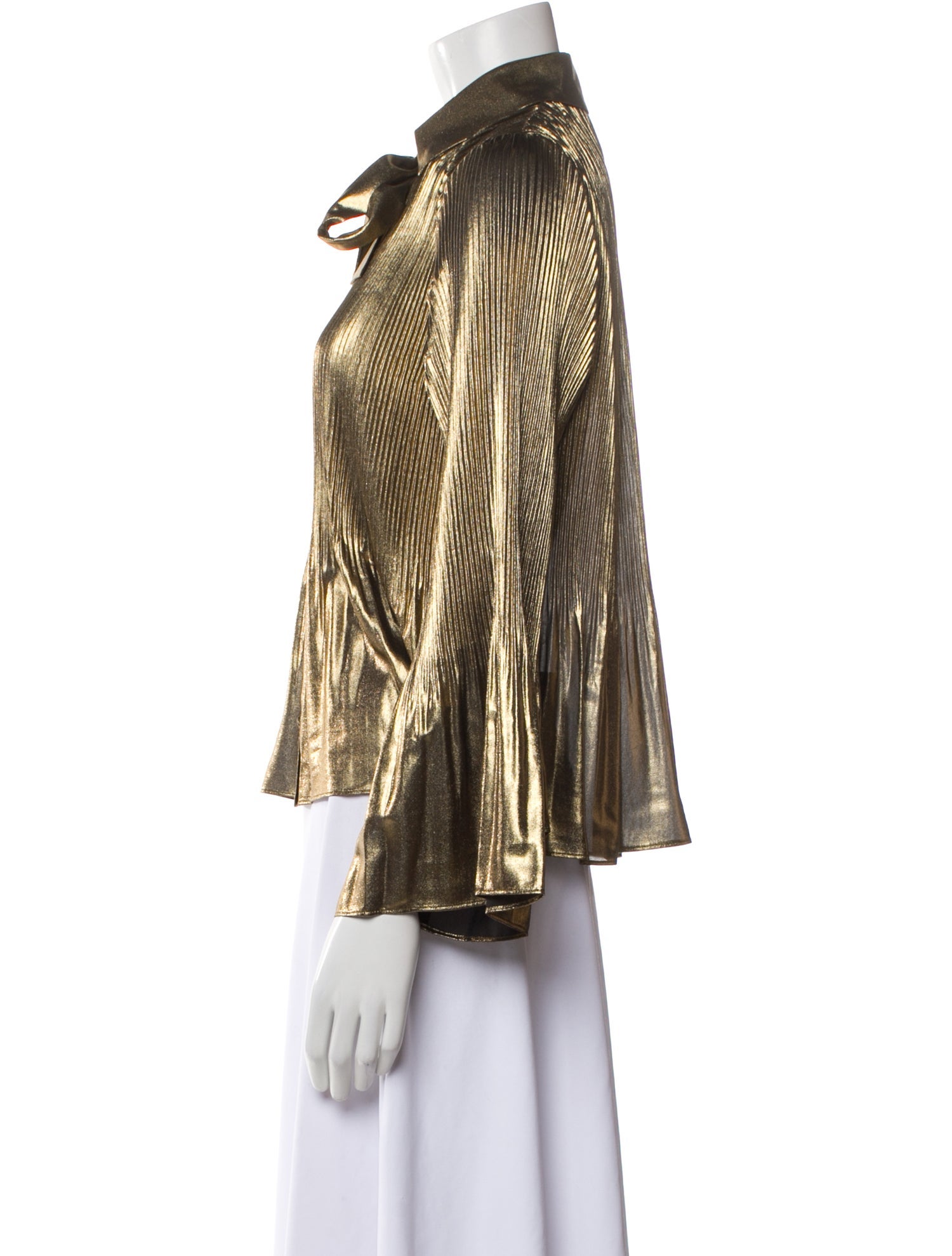 Derek Lam 10 Crosby Printed Long Sleeve Button-Up Top w/ Tags