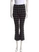 Derek Lam 10 Crosby Plaid Print Straight Leg Pants