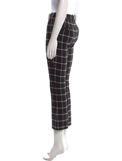 Derek Lam 10 Crosby Plaid Print Straight Leg Pants