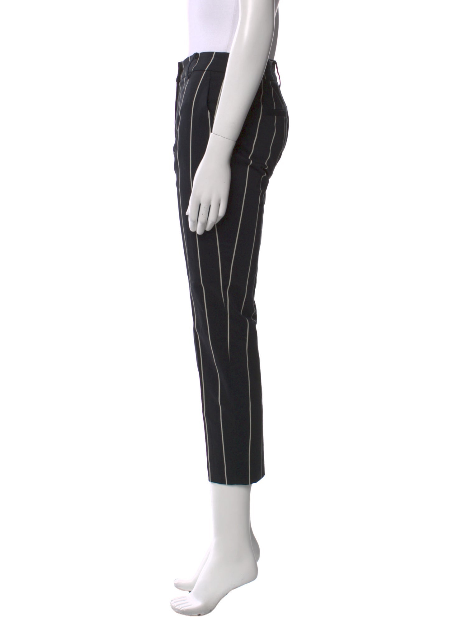 Derek Lam 10 Crosby Striped Straight Leg Pants