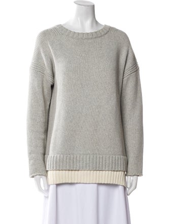Derek Lam 10 Crosby Bateau Neckline Long Sleeve Sweatshirt