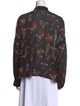 Derek Lam 10 Crosby Silk Floral Print Blouse