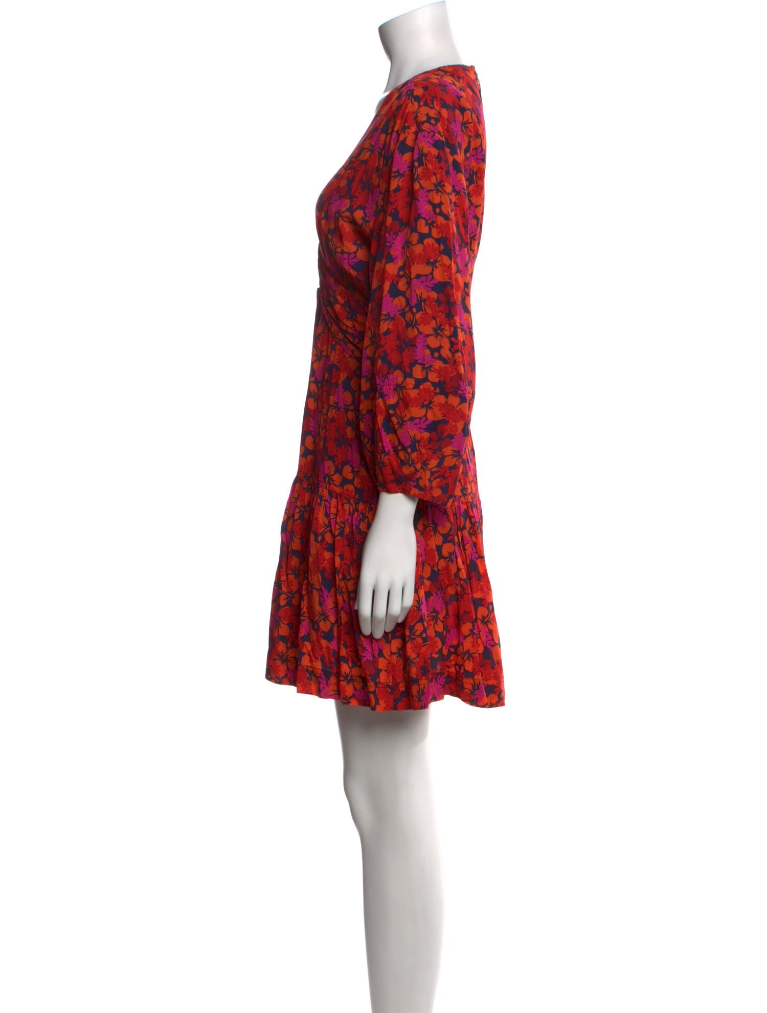 Derek Lam 10 Crosby Floral Print Mini Dress