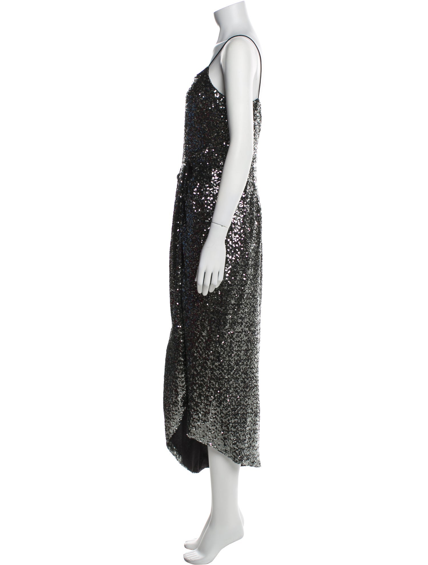 Derek Lam 10 Crosby Square Neckline Long Dress