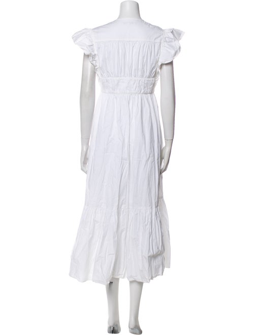 Derek Lam 10 Crosby V-Neck Midi Length Dress