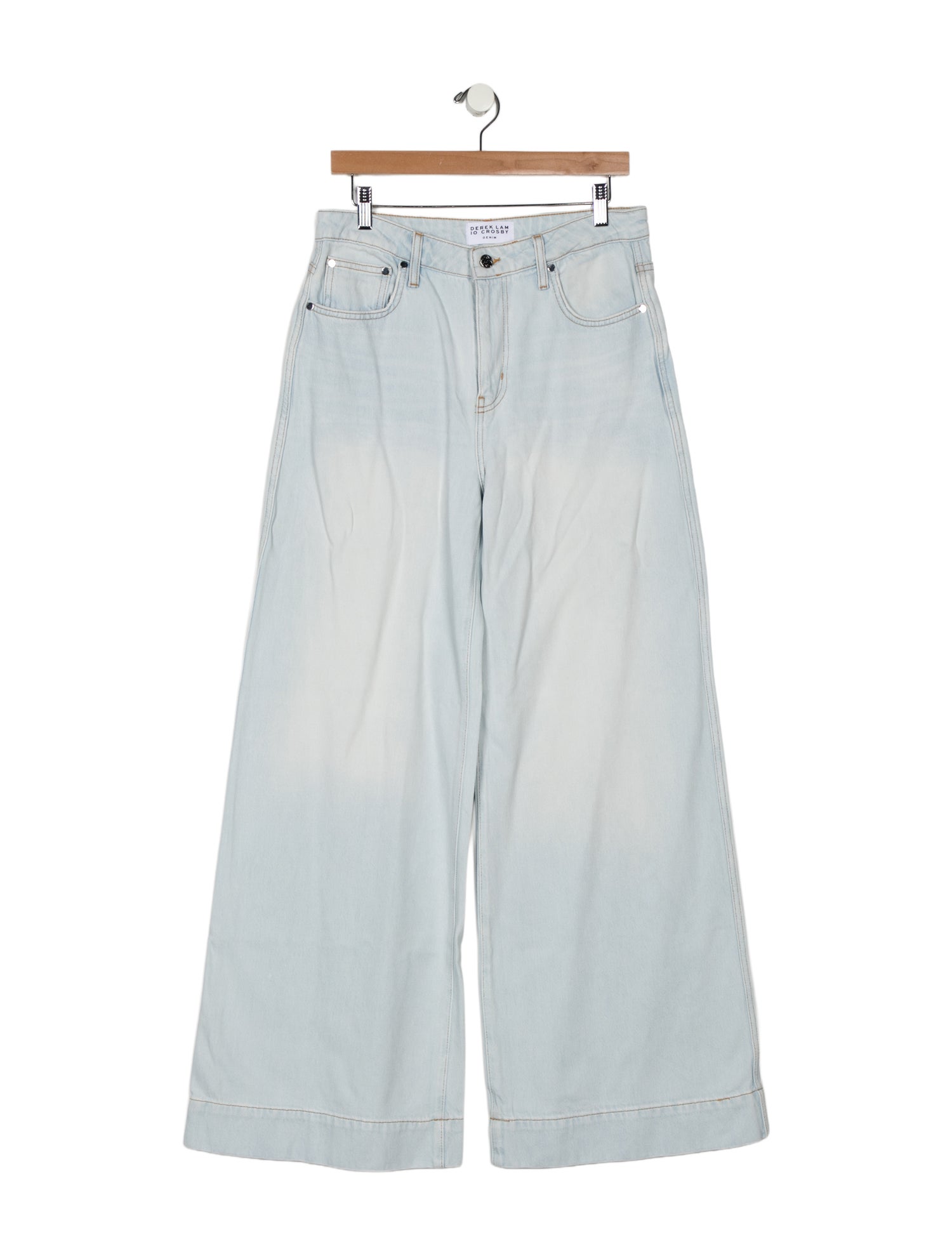 Derek Lam 10 Crosby Low-Rise Wide Leg Jeans