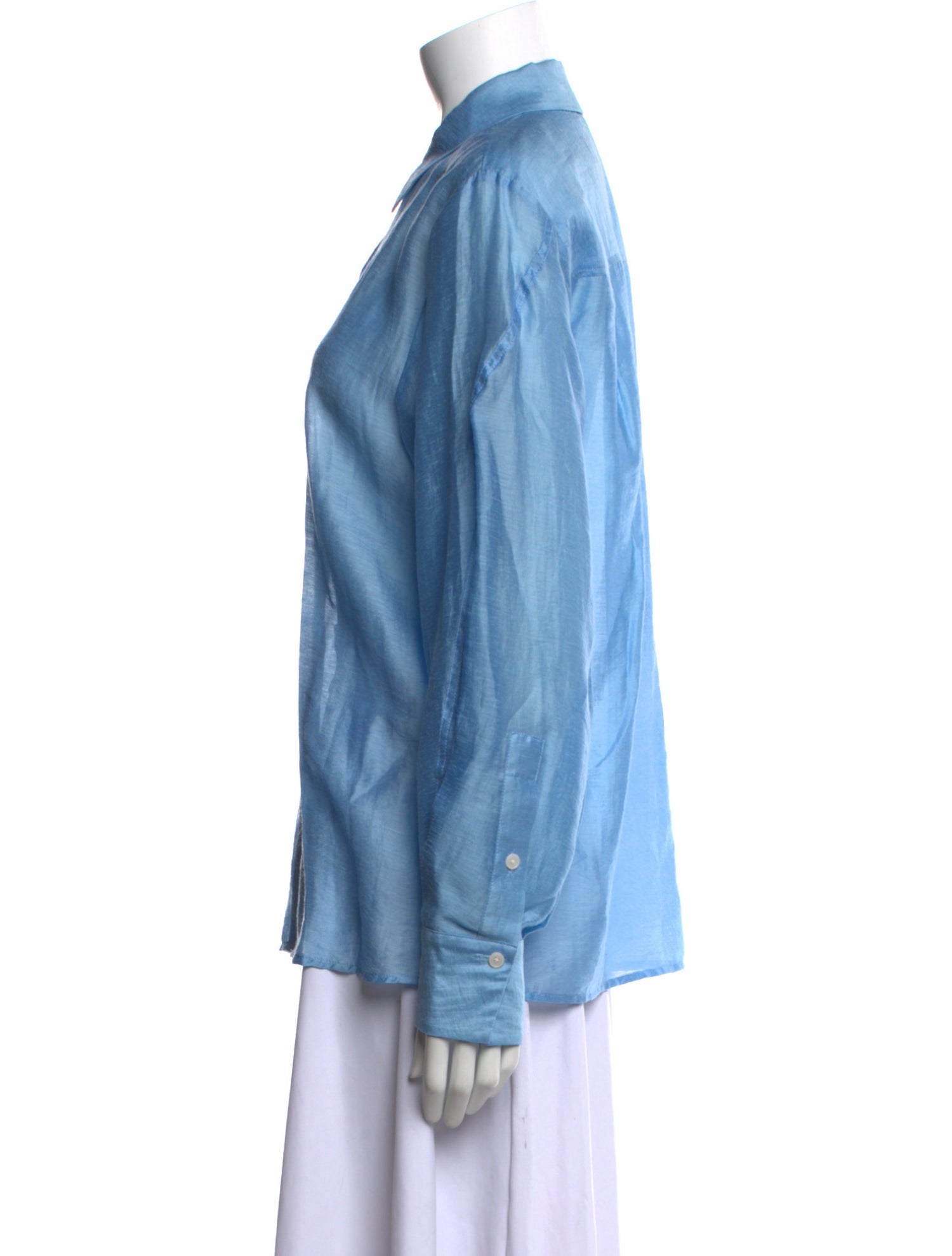 Derek Lam 10 Crosby Long Sleeve Button-Up Top