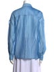 Derek Lam 10 Crosby Long Sleeve Button-Up Top