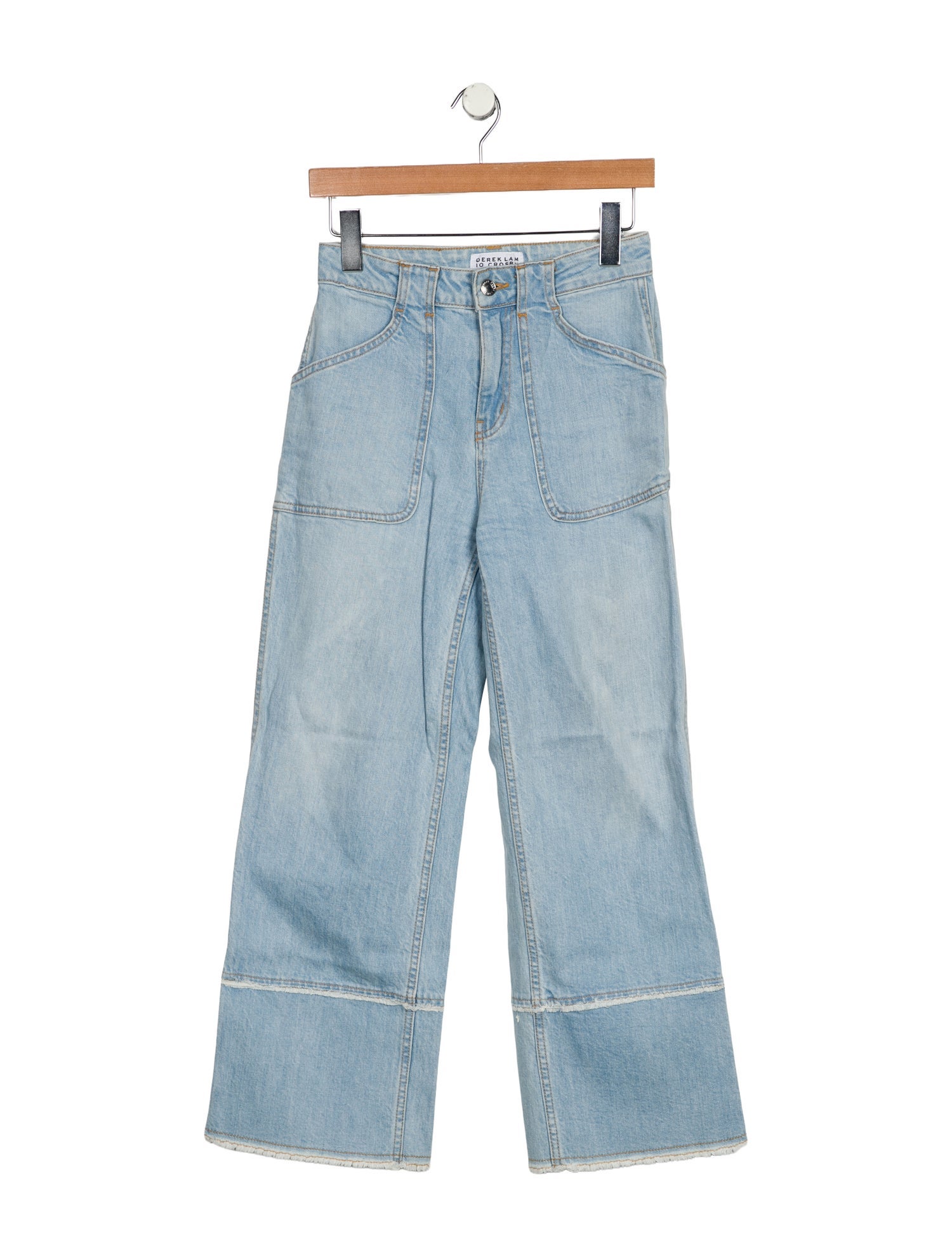 Derek Lam 10 Crosby High-Rise Wide Leg Jeans