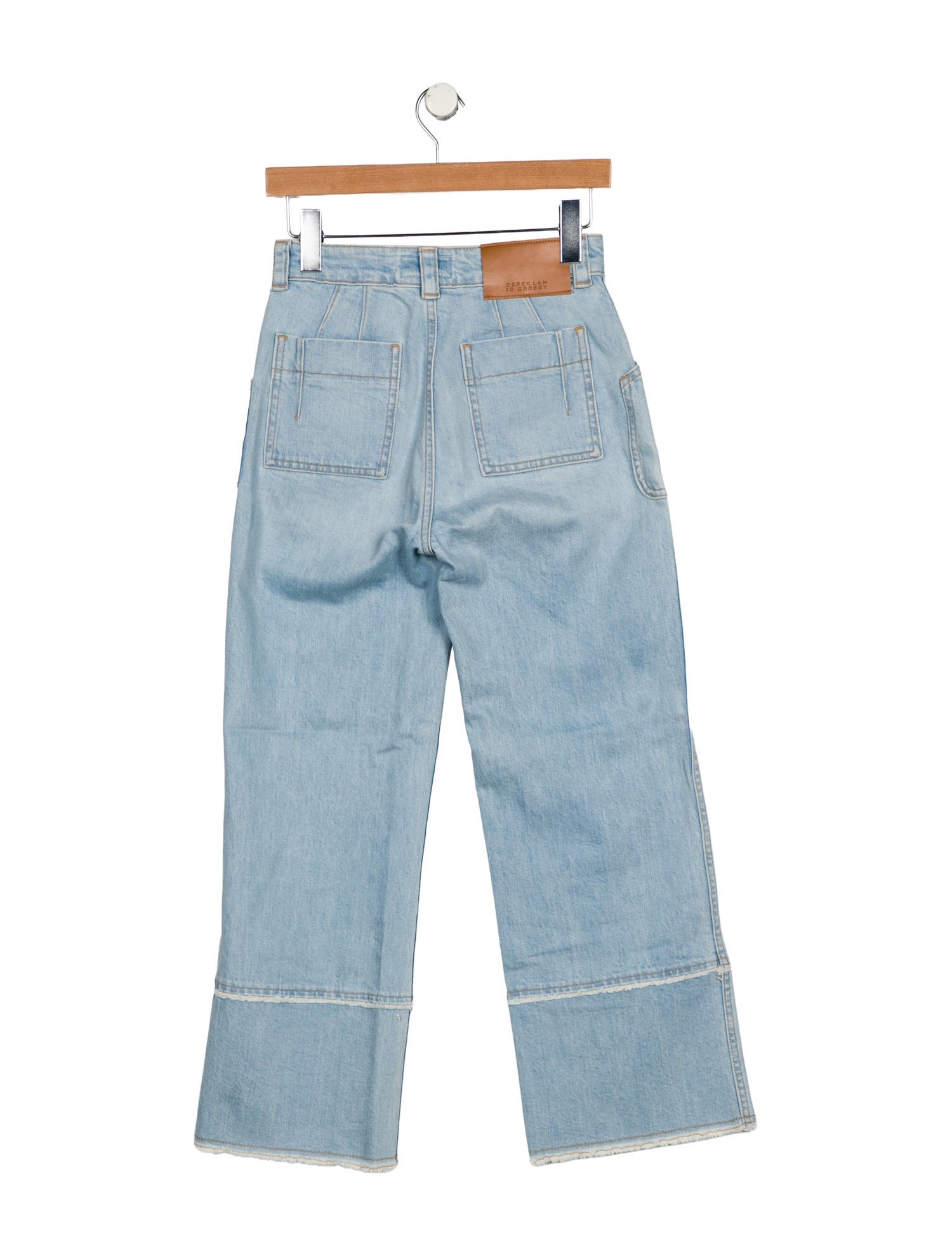 Derek Lam 10 Crosby High-Rise Wide Leg Jeans