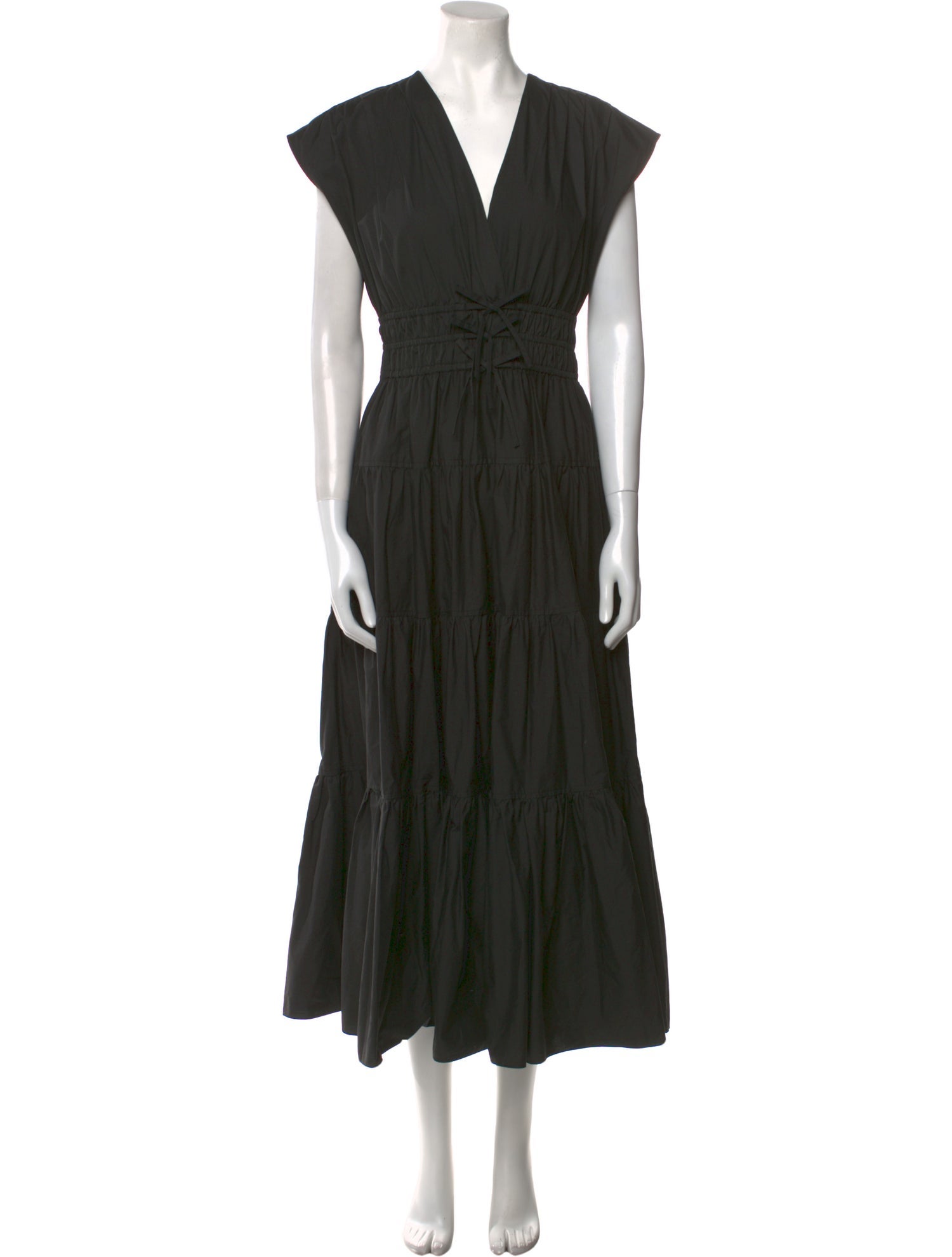 Derek Lam 10 Crosby V-Neck Long Dress w/ Tags