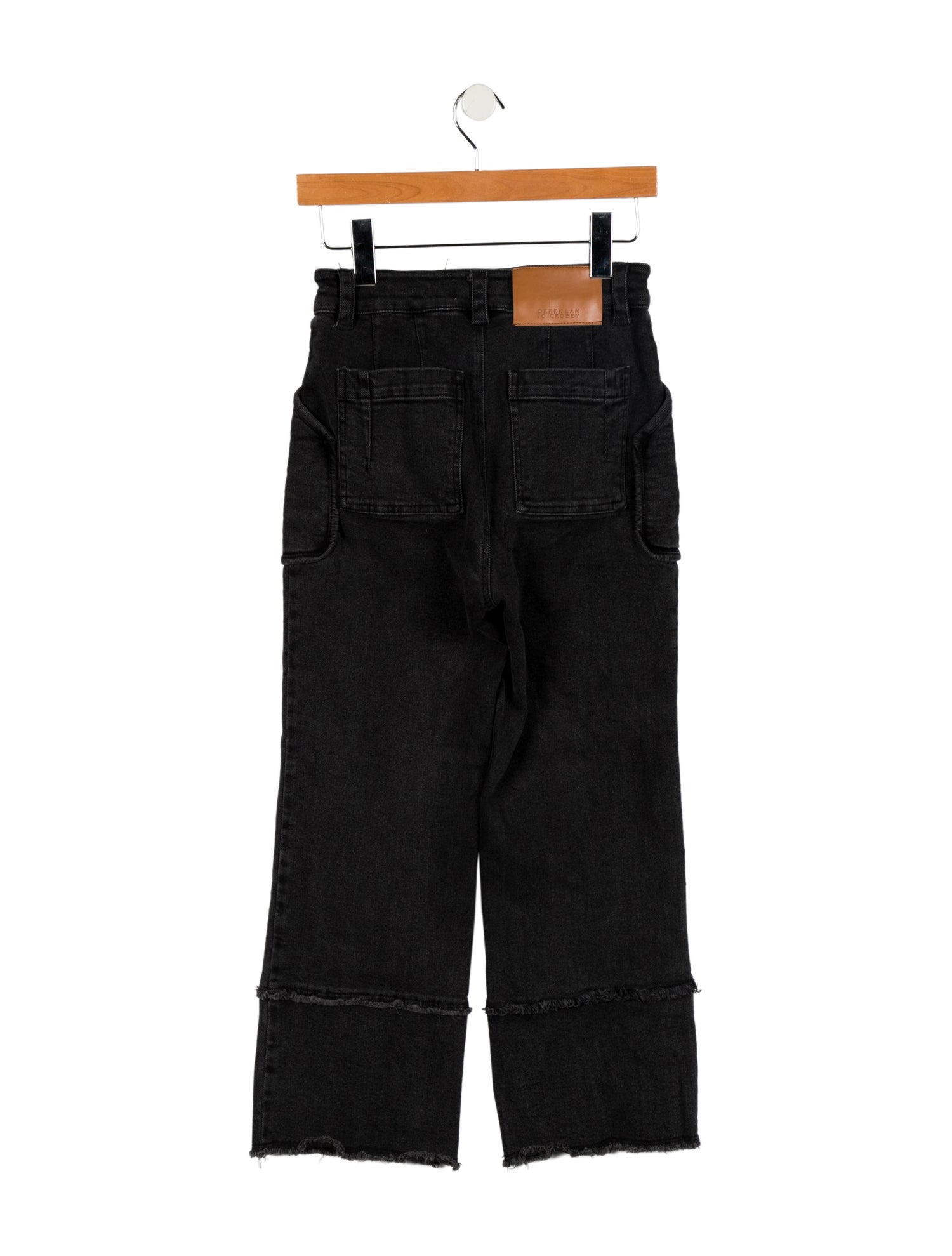 Derek Lam 10 Crosby Mid-Rise Wide Leg Jeans