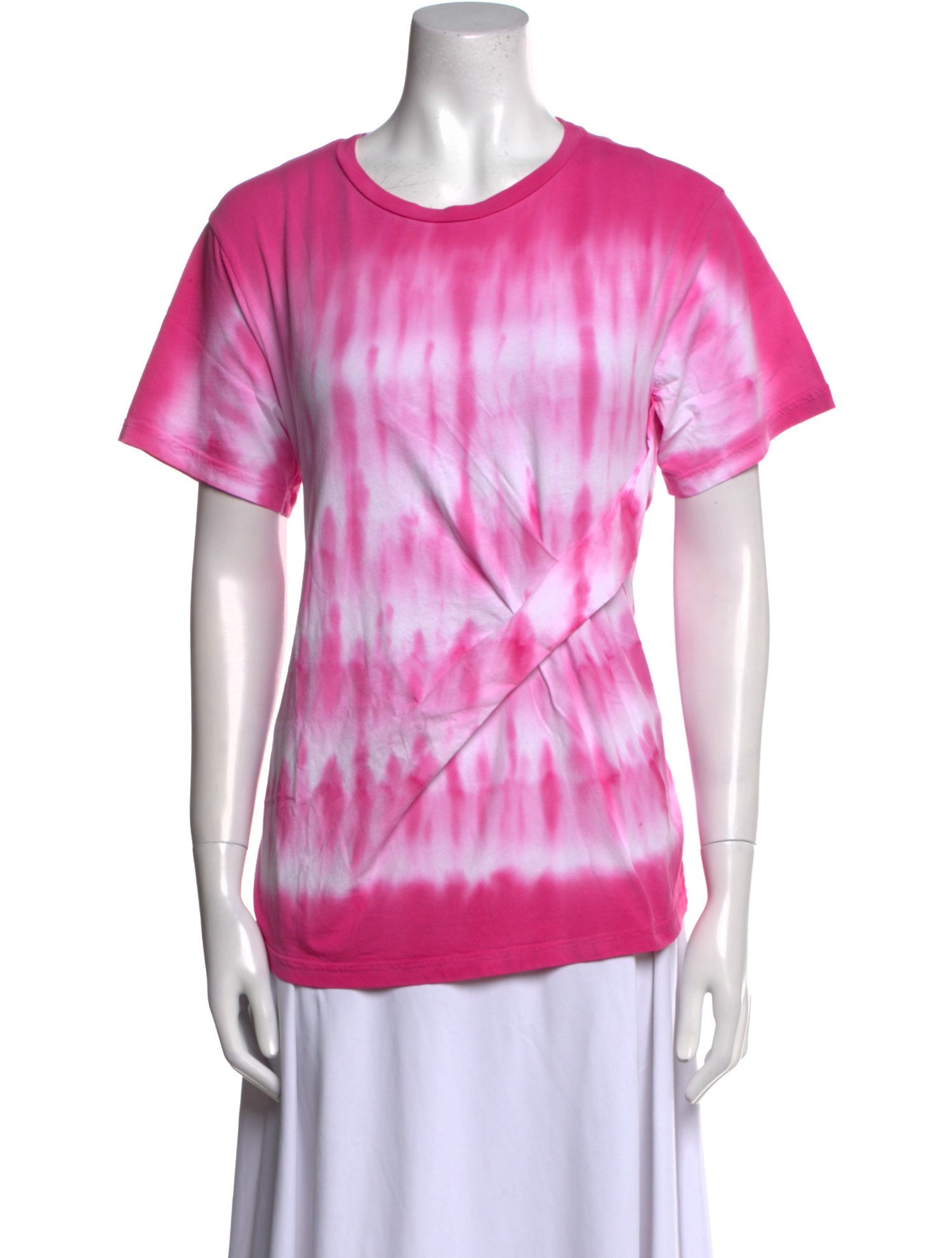 Derek Lam 10 Crosby Tie-Dye Print Crew Neck T-Shirt